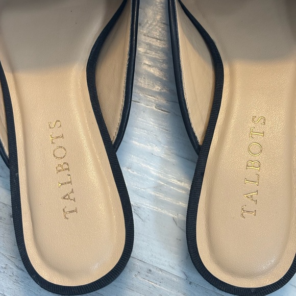 Talbots Maddie Leopard Print Calf Hair Mules with Black Bow Women’s Size 6 - Picture 12 of 14